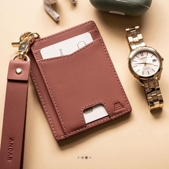 andar Accessories - ANDAR Mauve The Denner Keychain Wallet